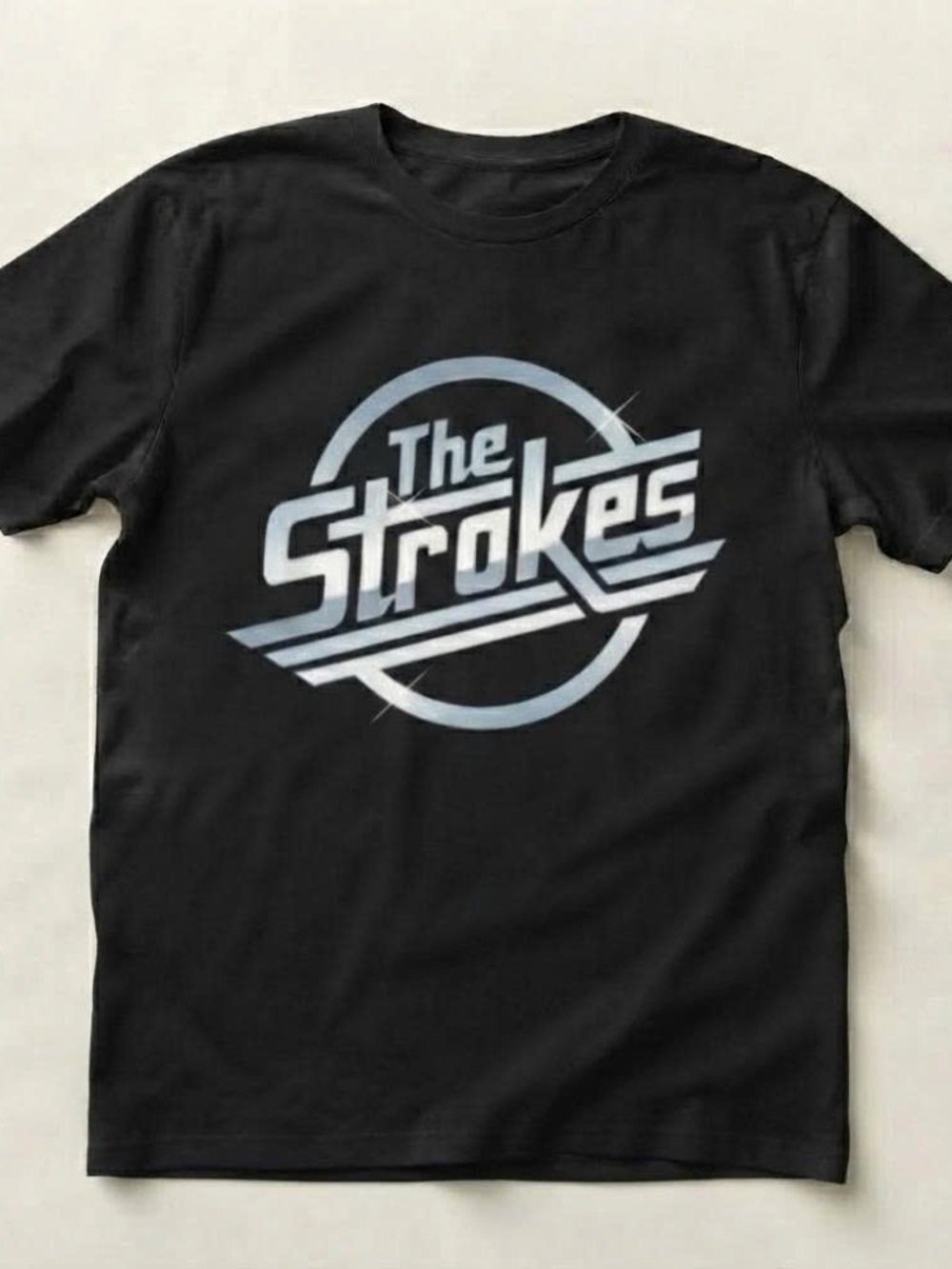 Gildan  Black Graphic Tee Logo T-Shirt
